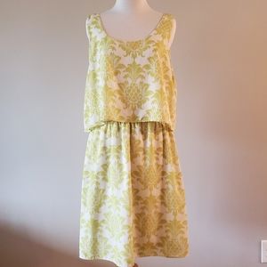 Charming Charlie Pineapple Trapeze Dress